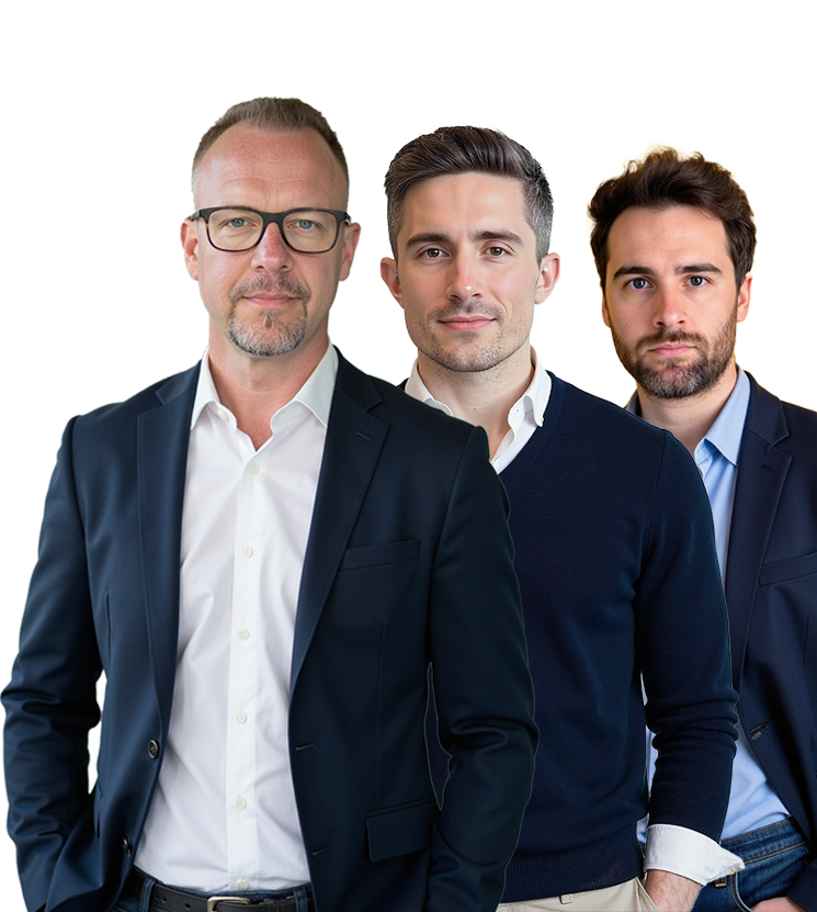 Scandia team photo featuring a few of the team