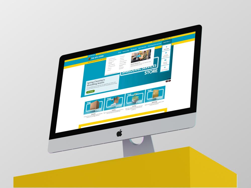 Project preview image for The UPS Store